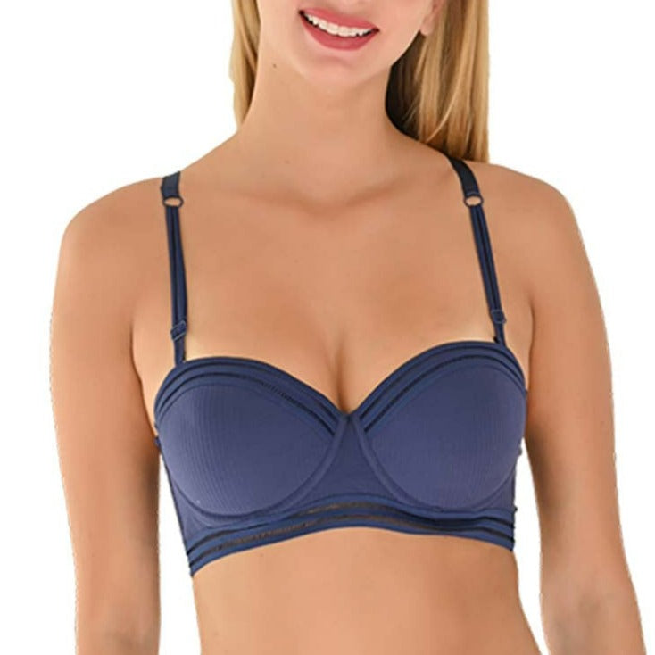 Brasier coordinable coordinable strapless con varilla  24361 Lady Carnival