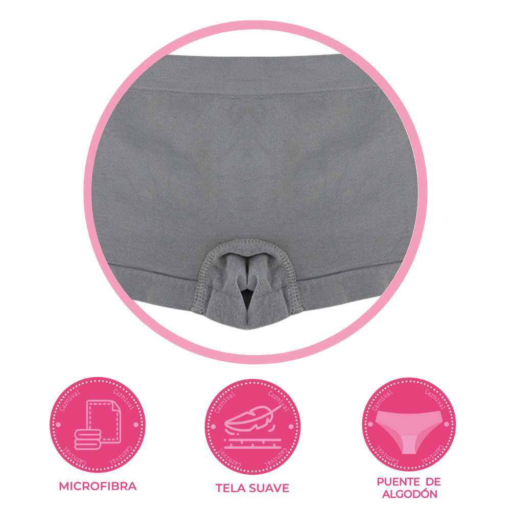 Bóxer coordinable seamless  gris 114169 Lady Carnival